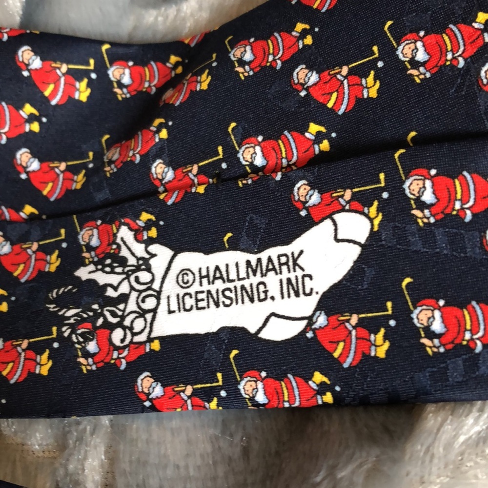 Special Ties Golfing Santa Vintage Hallmark - Picture 4 of 7